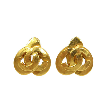 Chanel Earring Metal Gold Women