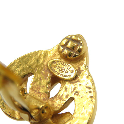 Chanel Earring Metal Gold Women