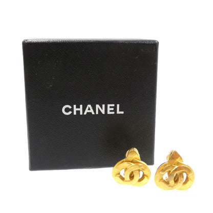 Chanel Earring Metal Gold Women