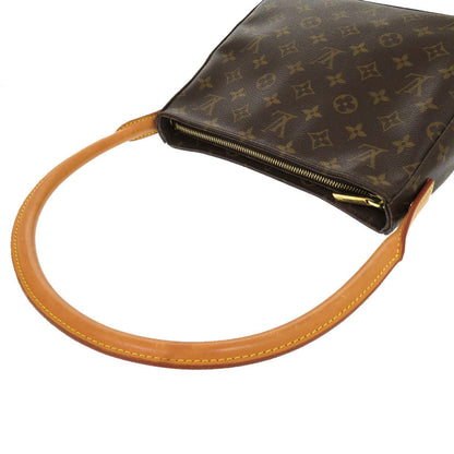 Louis Vuitton Shoulder Bag M51146 Monogram Canvas Brown Monogram Loopingmm Women