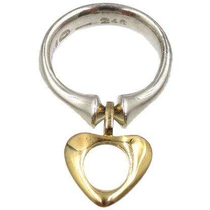 Georg Jensen Ring Silver925, K18 Gold Silver Women