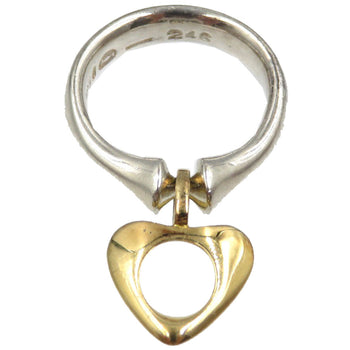 Georg Jensen Ring Silver925, K18 Gold Silver Women