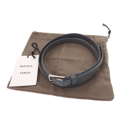 Bottegaveneta Belt 657167 Leather Gray Mens 100Cm