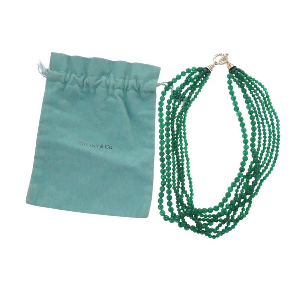 Tiffany&Co. Necklace Silver925 Green