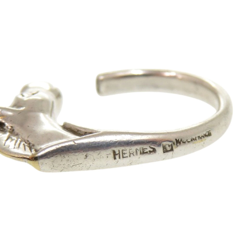 Hermes Ring 22008249Rs Silver925 Silver Vintage Cheval Horse Unisex(Unisex)