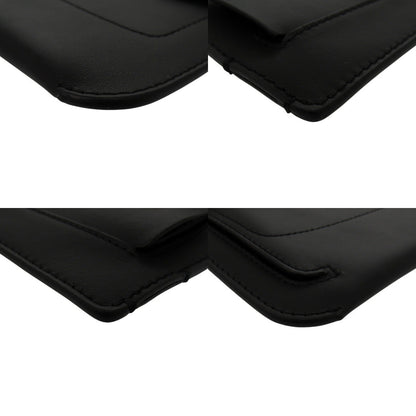 Burberry Waist Bag Leather Black Unisex(Unisex)