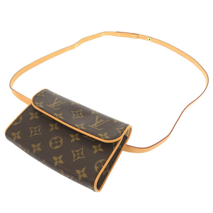 Louis Vuitton Waist Bag M51855 Monogram Canvas Brown Monogram Pochette Florentine Women