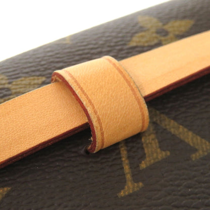 Louis Vuitton Waist Bag M51855 Monogram Canvas Brown Monogram Pochette Florentine Women