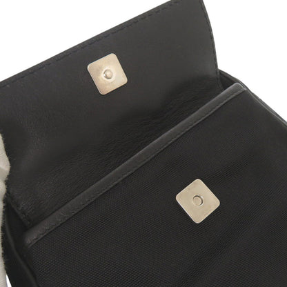 Gucci Waist Bag 161823 Nylon, Leather Black Guccisima