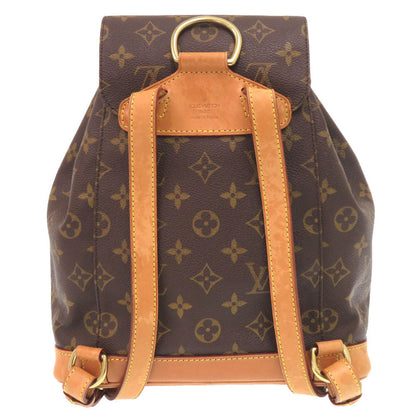Louis Vuitton Backpack M51136 Monogram Canvas Brown Monogram Montsourismm Women