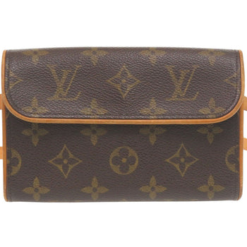 Louis Vuitton Waist Bag M51855 Monogram Canvas Brown Monogram Pochette Florentine Women