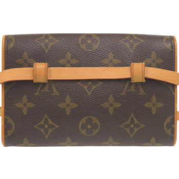 Louis Vuitton Waist Bag M51855 Monogram Canvas Brown Monogram Pochette Florentine Women