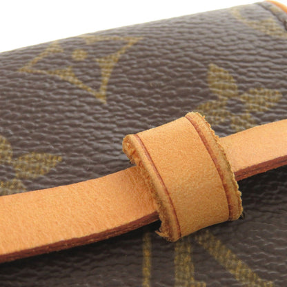 Louis Vuitton Waist Bag M51855 Monogram Canvas Brown Monogram Pochette Florentine Women