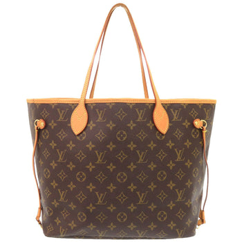 Louis Vuitton Tote Bag M40156 Monogram Canvas Brown Monogram Neverfull Mm Women