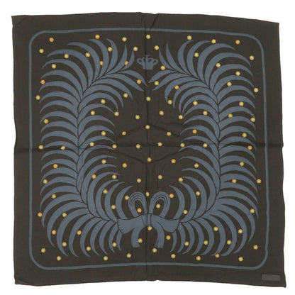 Hermes Scarf Silk Black Carre90 Women