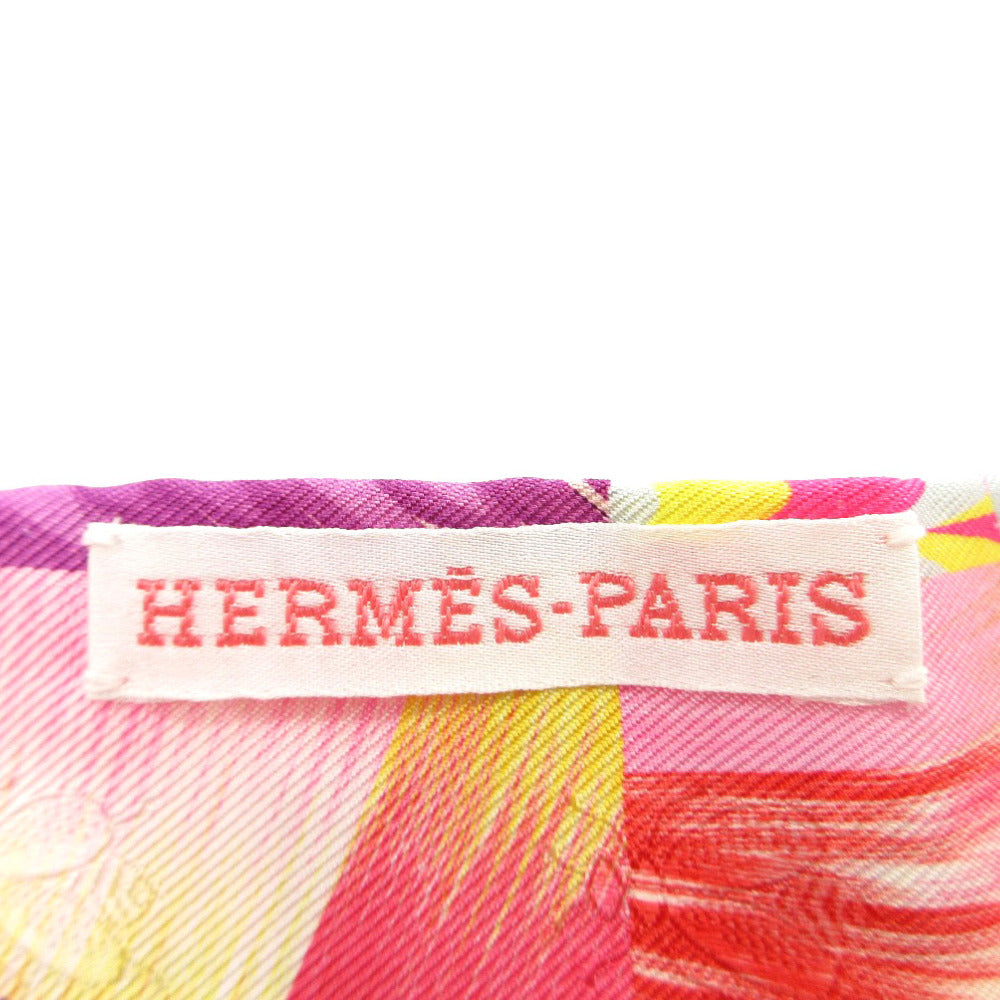 Hermes Scarf Silk Multicolor Twilly Kyoto Marble Women