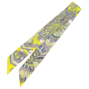 Hermes Scarf Silk Yellow Twilly The Source Of Pegasus