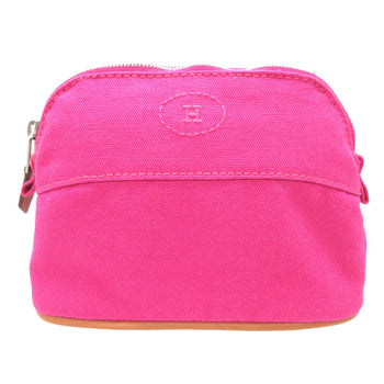 Hermes Pouch Canvas Fusha Pink Bolide Mini Mini Women