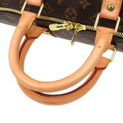 Louis Vuitton Boston Duffel Bag M41428 Monogram Canvas Brown Monogram Keepall 45 Mens
