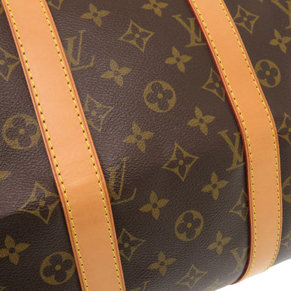 Louis Vuitton Boston Duffel Bag M41428 Monogram Canvas Brown Monogram Keepall 45 Mens