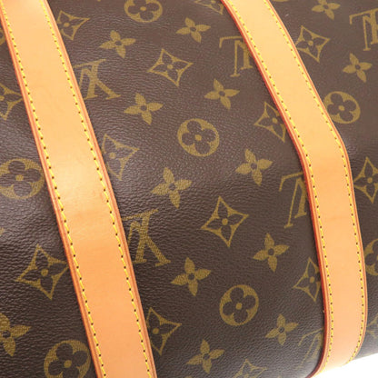 Louis Vuitton Boston Duffel Bag M41428 Monogram Canvas Brown Monogram Keepall 45 Mens