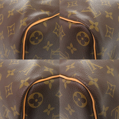 Louis Vuitton Boston Duffel Bag M41428 Monogram Canvas Brown Monogram Keepall 45 Mens