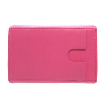 Paul Smith Bifold Wallet Leather Pink Compact Wallet Women