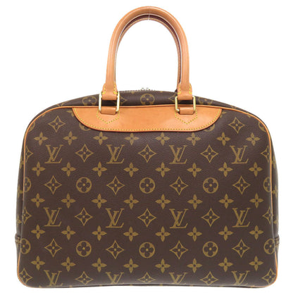 Louis Vuitton Handbag M47270 Monogram Canvas Brown Monogram Deauville Women(Unisex)