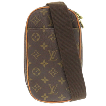 Louis Vuitton Sling Bag M51870 Monogram Canvas Brown Monogram Pochette Gange Mens(Unisex)