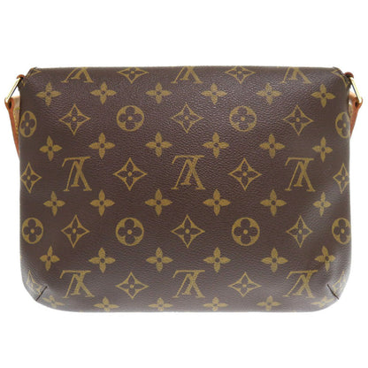 Louis Vuitton Shoulder Bag M51388 Monogram Canvas Brown Monogram Musette Tango Long Strap Women