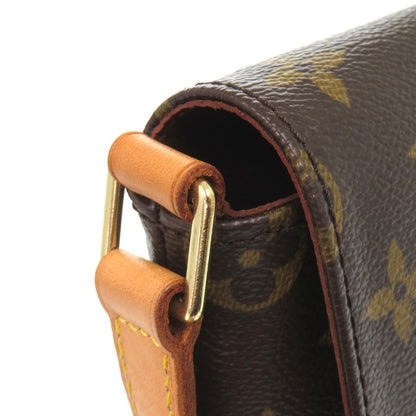 Louis Vuitton Shoulder Bag M51388 Monogram Canvas Brown Monogram Musette Tango Long Strap Women
