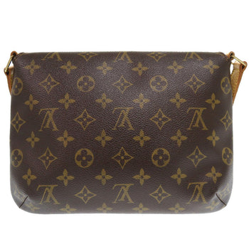 Louis Vuitton Shoulder Bag M51388 Monogram Canvas Brown Monogram Musette Tango Long Strap Women
