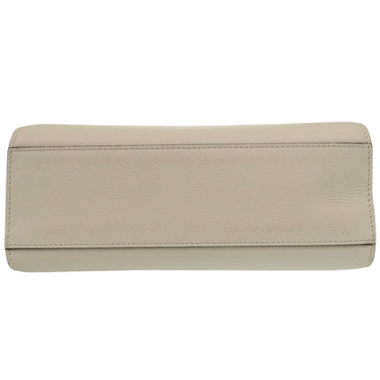 Valentino Handbag Leather Ivory V-Sling 2Way Handbag Women