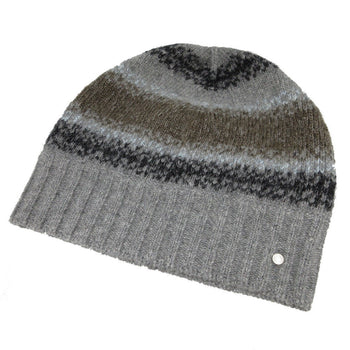 Hermes Other Hats Cashmere, Wool Gray Knitted Hat With Serie Buttons Unisex(Unisex) M