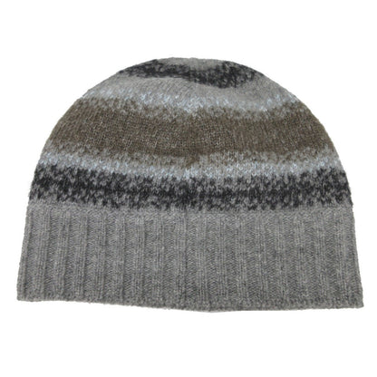 Hermes Other Hats Cashmere, Wool Gray Knitted Hat With Serie Buttons Unisex(Unisex) M