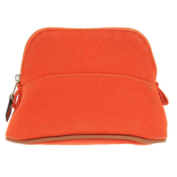 Hermes Pouch Cotton Orange Bolide Pouch 16 Mini Women