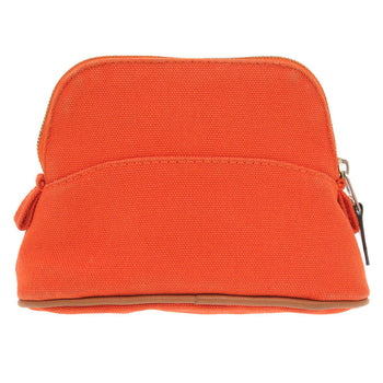 Hermes Pouch Cotton Orange Bolide Pouch 16 Mini Women