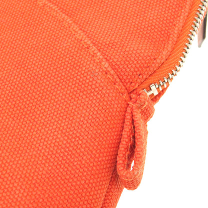 Hermes Pouch Cotton Orange Bolide Pouch 16 Mini Women