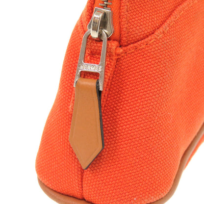 Hermes Pouch Cotton Orange Bolide Pouch 16 Mini Women