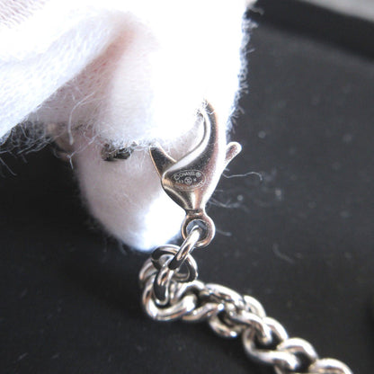 Chanel Necklace Metal, Stone Silver Star Pendant Coco Mark Women(Unisex)