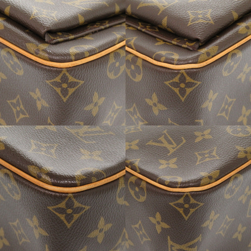 Louis Vuitton Shoulder Bag M51163 Monogram Canvas Brown Monogram Vivasite Gm Women