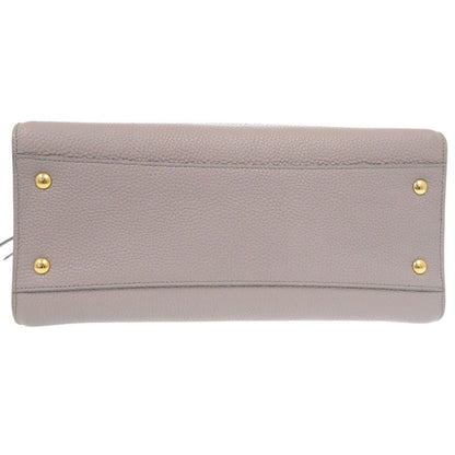 Salvatore Ferragamo Tote Bag Gg-21F216 Leather Gray Gancini Amy Tote Bag Women