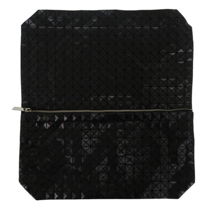 Issey Miyake Clutch Bag Polyurethane, Cotton Black Baobao Mens