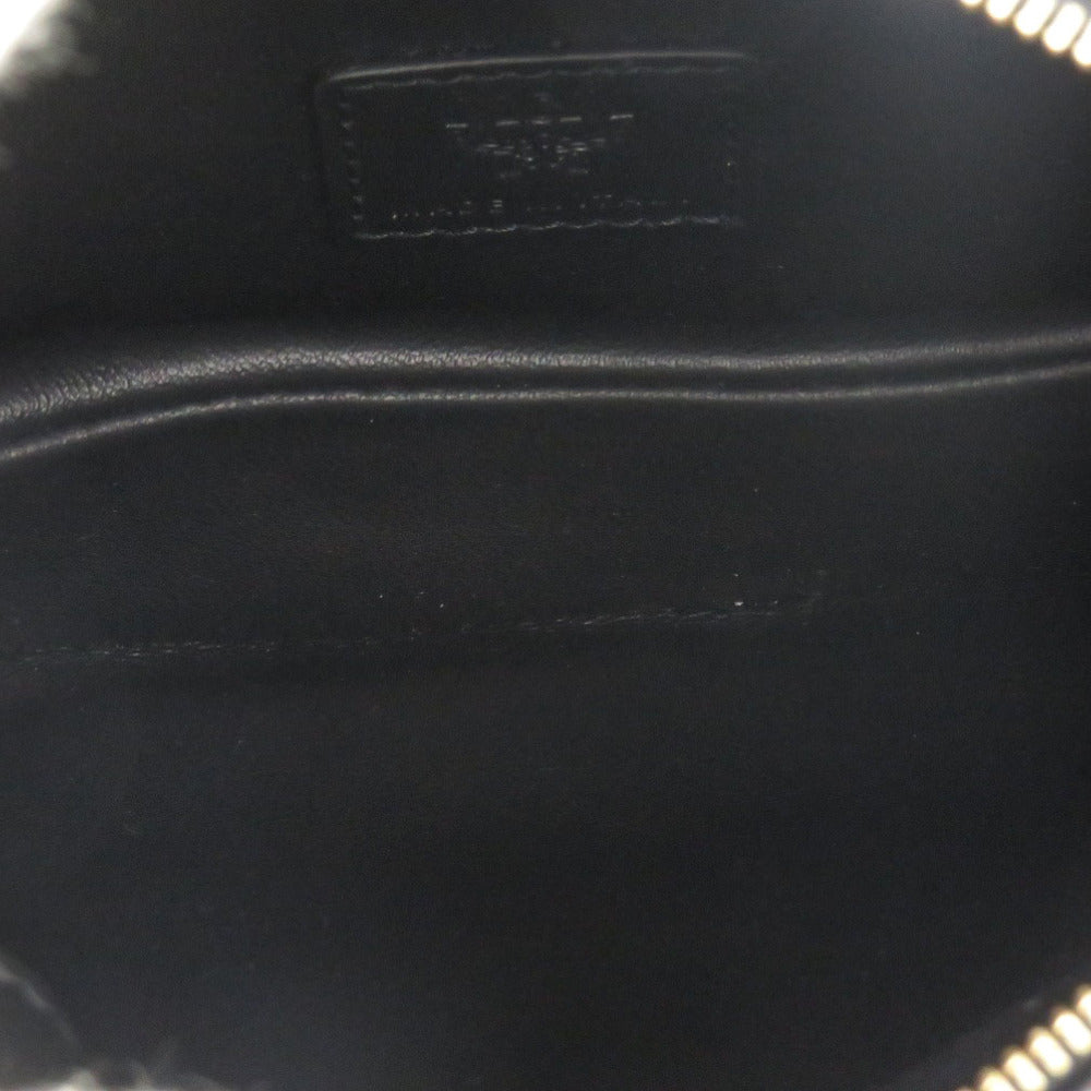 Mcm Shoulder Bag Mwhcata02Bk001 Calfskin Black Logo Aren Women
