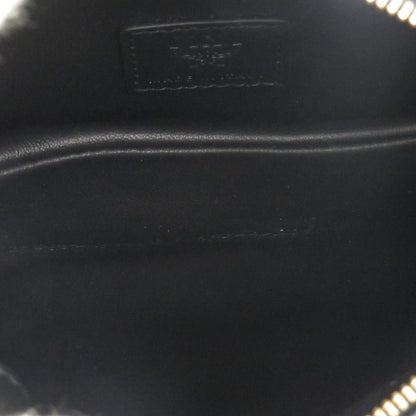Mcm Shoulder Bag Mwhcata02Bk001 Calfskin Black Logo Aren Women