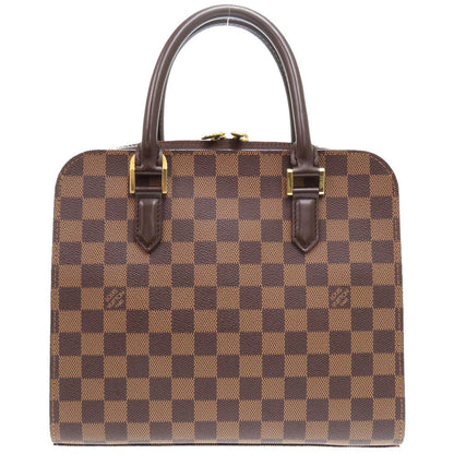 Louis Vuitton Handbag N51155 Damier Canvas Brown Damier Triana Women