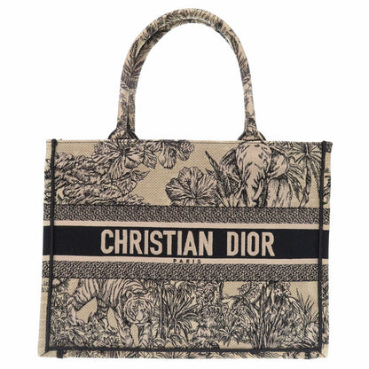 Christian Dior Tote Bag Canvas Beige Book Tote Medium Women