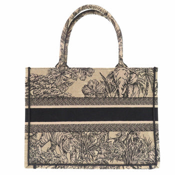 Christian Dior Tote Bag Canvas Beige Book Tote Medium Women