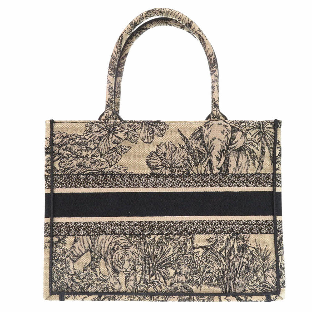 Christian Dior Tote Bag Canvas Beige Book Tote Medium Women