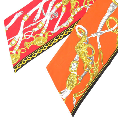 Hermes Scarf Silk Multicolor Maxi Twilly Maxi Twilly Brides De Gala Women